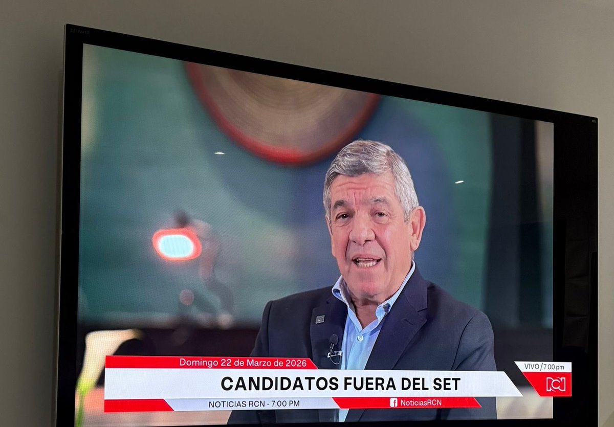 Gracias a <a href="/NoticiasRCN/">Noticias RCN</a> por abrir este espacio para hablar de nuestra propuesta de gobierno. Seguimos en pie de lucha, con la convicción de que Colombia merece un cambio real y honesto. No nos mueve el poder, nos mueve el amor por esta patria. La pelea sigue, limpia y de frente.