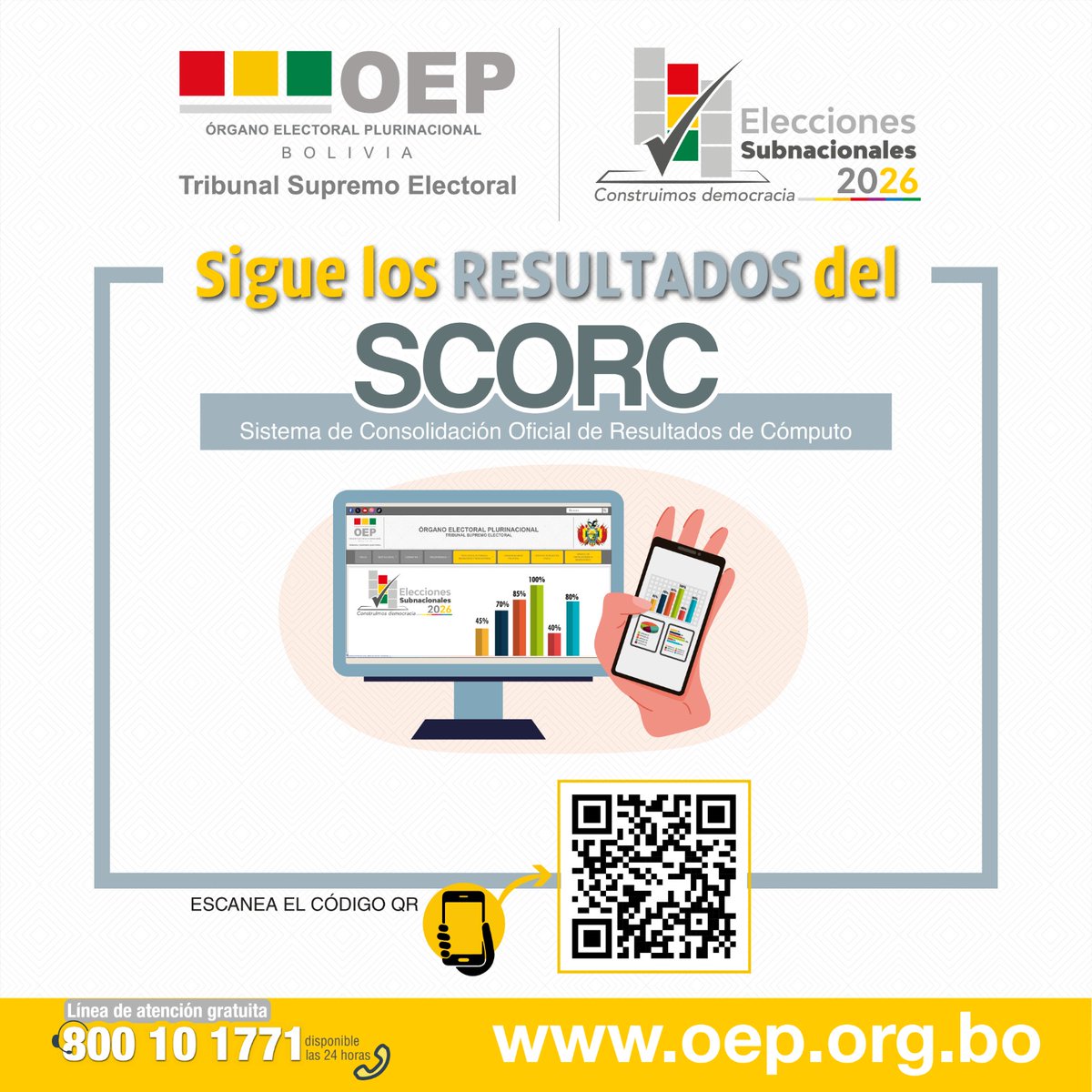 TSE Bolivia tweet media