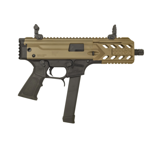 Mrgunsngear's tweet image. G-Force Arms FDE Blade6 9mm PCC with 6'' nitrided threaded barrel, folding BUIS, Glock mag/magwell, and 1913 brace/stock attachment point for $429 currently here: mrgunsngear.org/4bLT5Vf

Cheapest I've seen the FDE version 🔥

#glock