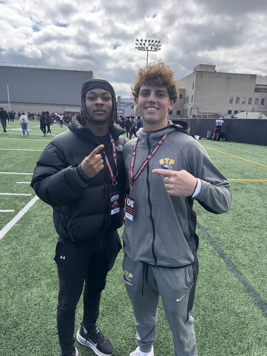 ant_dacunto's tweet photo. Thank you to @ArtAsselta and @FORDHAMFOOTBALL staff for the Junior Day visit. Appreciate @Coach_Conlin for showing me what Fordham is all about. 
Great experience! 
@CoachNG_STP @STP_Eagles @jford4257 @LovettJulian1 @Catstar318 @EQBcoach  @Jamir_Hall2 https://t.co/EsWXU8HSJE
