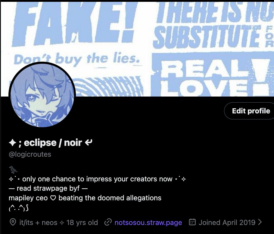 ✦ ; eclipse / noir ⤶ tweet media