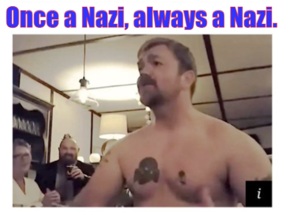 Katahdin5270's tweet image. After endorsing #Nazi tattooed @grahamformaine Heinrich endorses neo-Nazi @SenMullin 
@JanetMillsforME @SenSchumer @WMTWTV @bangordailynews @PressHerald @newscentermaine @MainePublic 
#Maine hates #Nazis 
"There's no such thing as an ex-Nazi." - Churchill