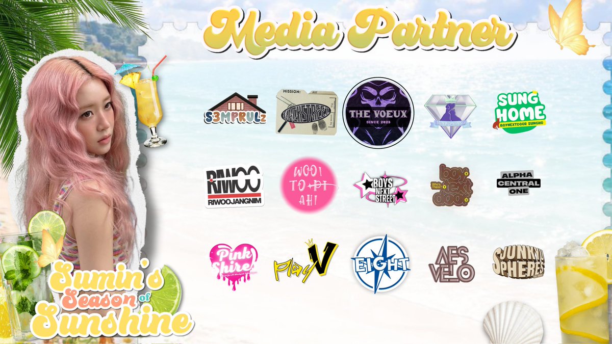 Sunshine Princess, Sumin..◞˚ₓ ☀️🍹 tweet media