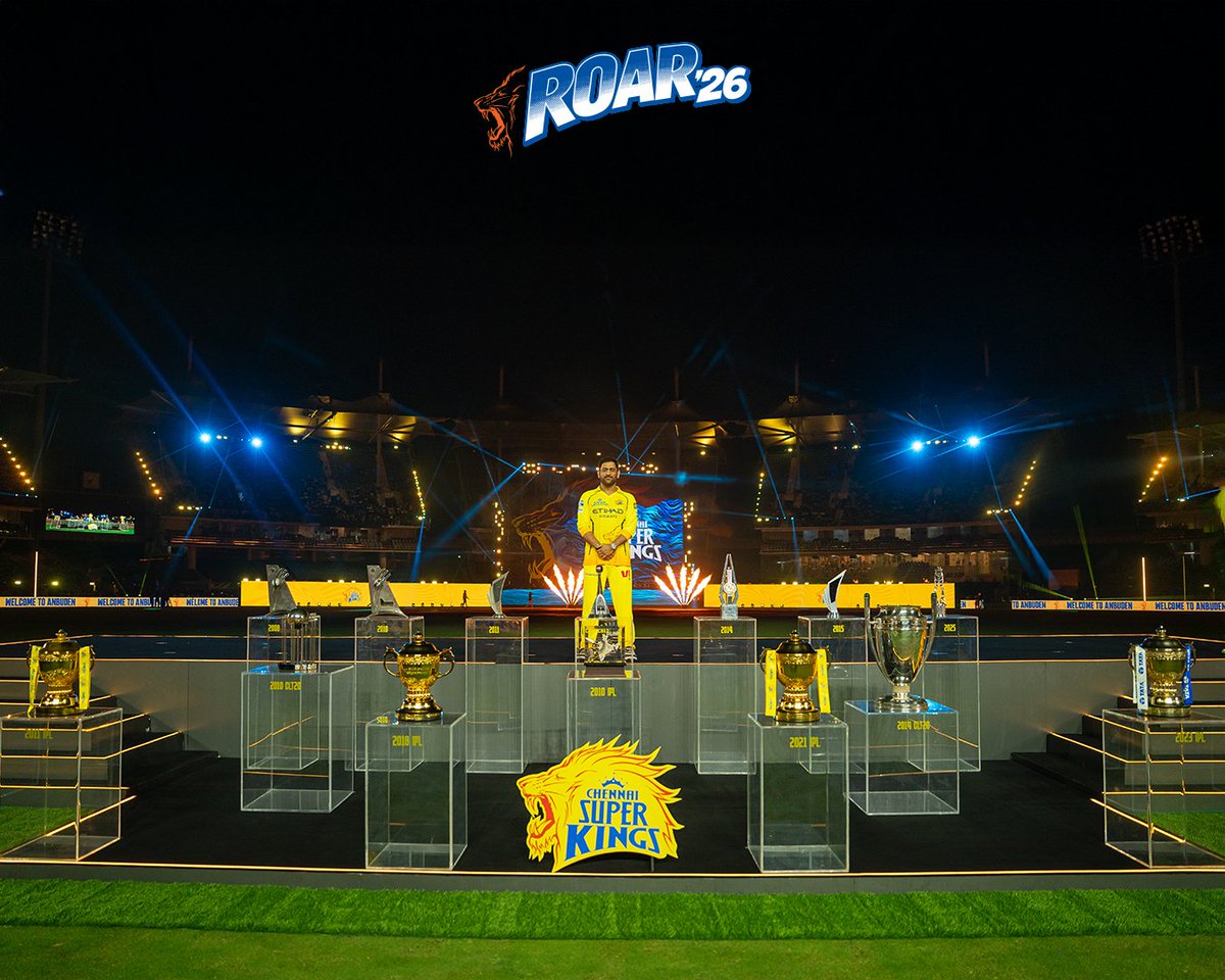 THE ULTIMATE FLEX, THE MOMENT EVERYONE WAITED FOR YEARS 🥹

- MS Dhoni will all the Trophies of CSK.