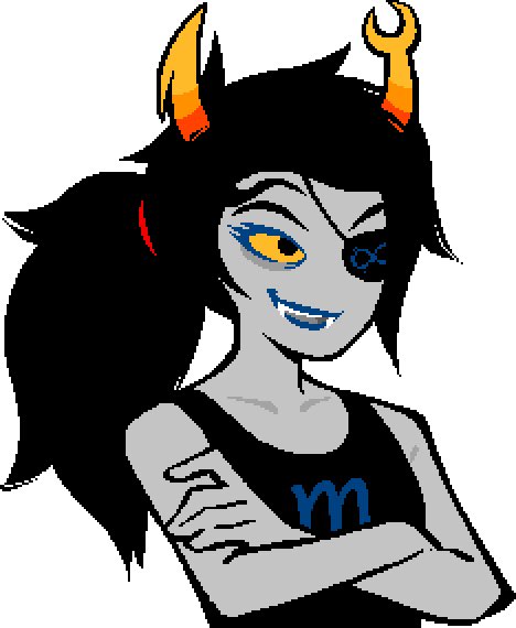 genuine blanks to this one vriska sprite btw