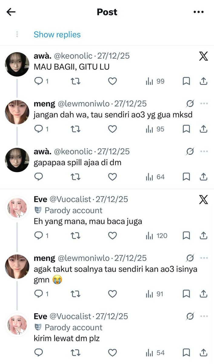 kembangkempipis's tweet photo. Ini kelakuan manusia yang selama ini kalian idolain? 🤣🤣🤣 yang selama ini kalian Puja-puja, bela-bela padahal kelakuannya juga sama aja 🤣 Heran bisa ada manusia semunafik dan selicik ini 🤣🤣🤣🤢 https://t.co/KyXK4nXUcT