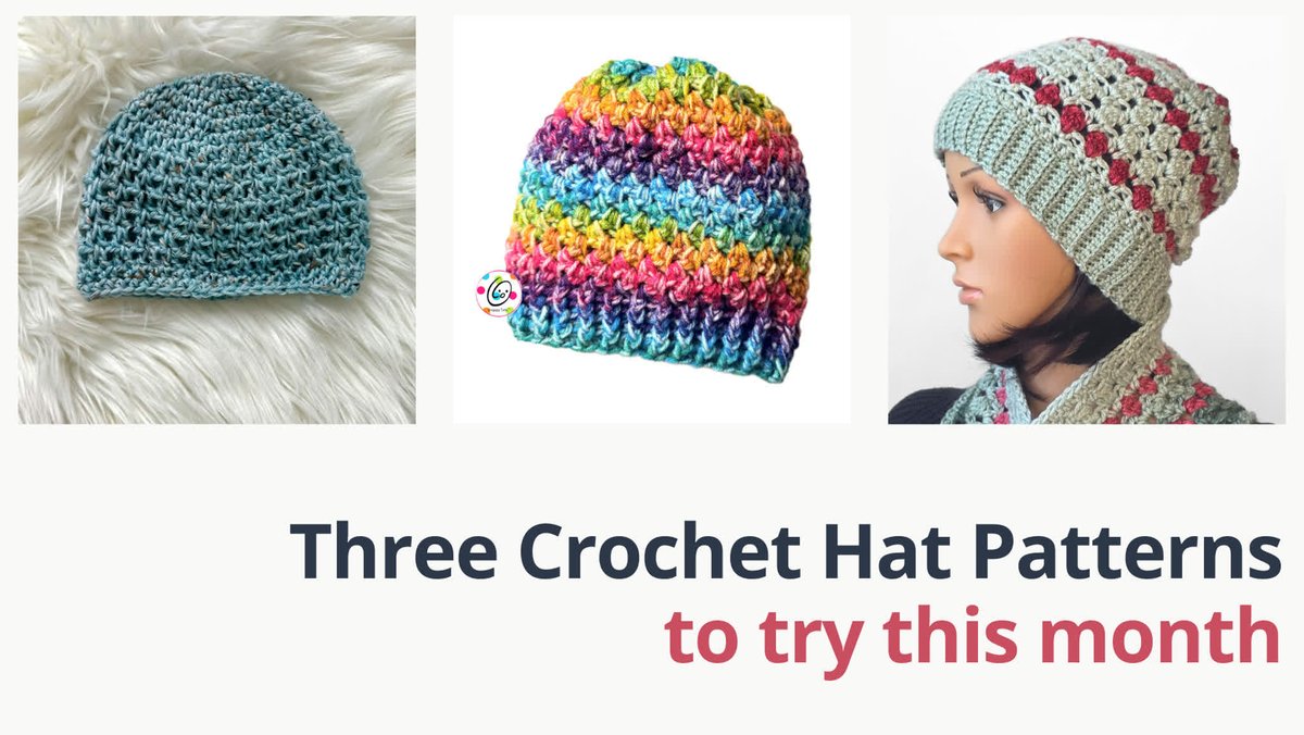 OombawkaDesign's tweet image. Three Hat of the Month Club crochet patterns to explore 🧶

Find your next hat project and try a new texture. 
#crochetpattern #freecrochetpattern #crochethat

oombawkadesigncrochet.com/hat-of-the-mon…