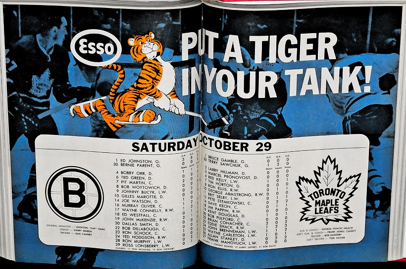 Berger_BYTES's tweet image. Remember "Put a Tiger in Your Tank?" Bobby Orr turned 78 on Friday. Memories of his first #NHL game at Maple Leaf Gardens with the Boston #Bruins... bit.ly/4bCbWlo #Leafs #LeafsForever
