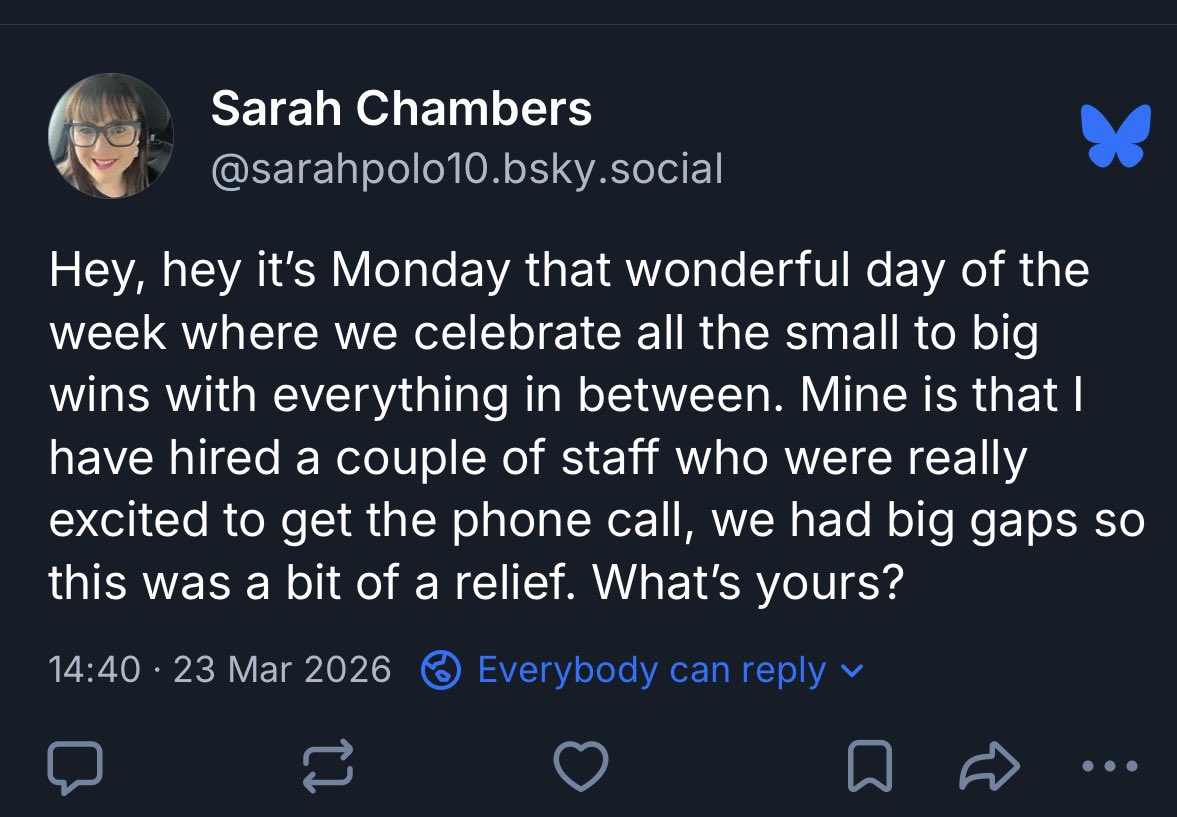 Sarah Chambers tweet media