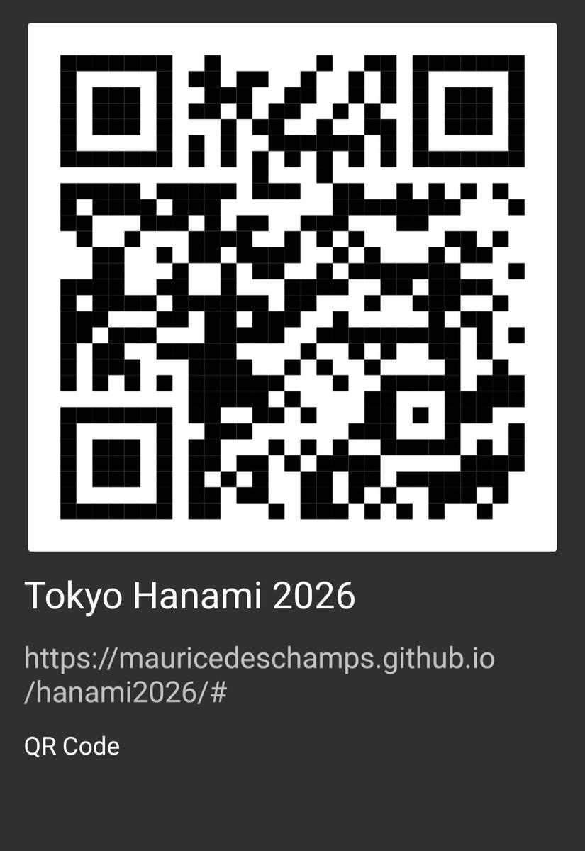 JISOT1968's tweet photo. I have made Cherry blossoms point in Tokyo.
for #tourist #tourism
#旅行 #旅行
東京の桜の名所アプリ
#Tokyo #Cherry #Blossoms spot
#东京 著名的赏 #樱 地点
#東京 著名的賞 #櫻 地點
#도쿄 벚꽃의 명소
¥500 Pay Pay and request Link address.
https://t.co/MyAiTHAKrW https://t.co/Q64KRAMDi8