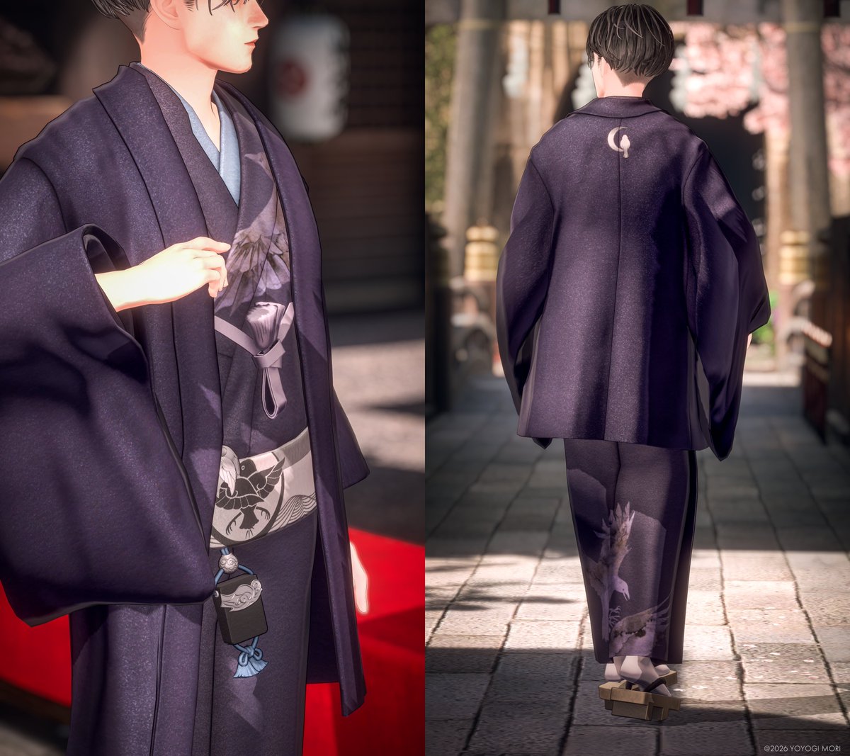 YUE 着物「YATAGARASU」
yoyogi-mori.booth.pm/items/8047357

#YUE #YOYOGIMORI