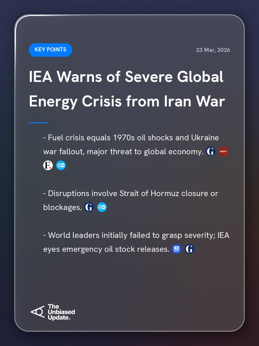 IEA Warns of Severe Global Energy Crisis from Iran War • Fuel crisis ...