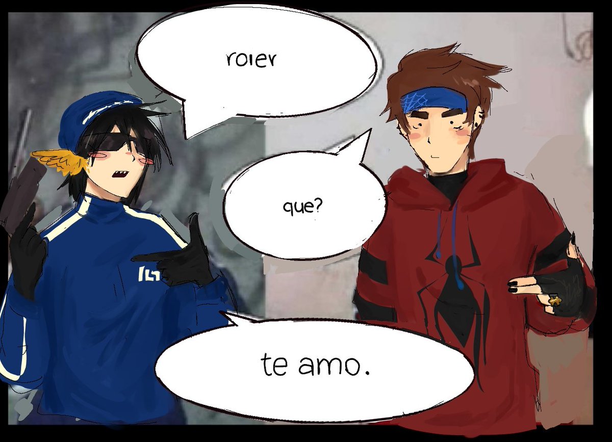 kazzumue's tweet photo. old drawing lmao (bad quality srry lmao) #roierfanart #quackityfanart #qsmp #QSMP2 https://t.co/YPxAkGGZIs