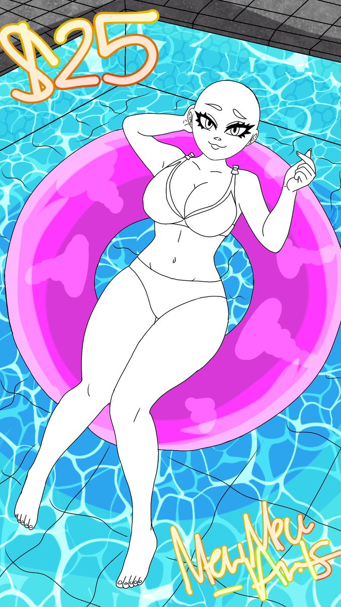 MewMew_Arts's tweet photo. Summer ych I made if anyone is interested https://t.co/8gds7vFoIZ