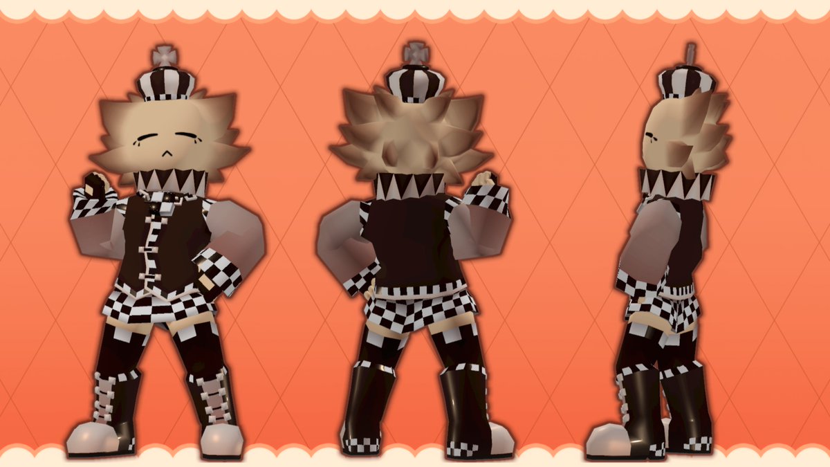 PKR_3D's tweet photo. New avatar release!
(Public upload below, files available on my Ko-fi as usual.) https://t.co/53bCgF0aKm