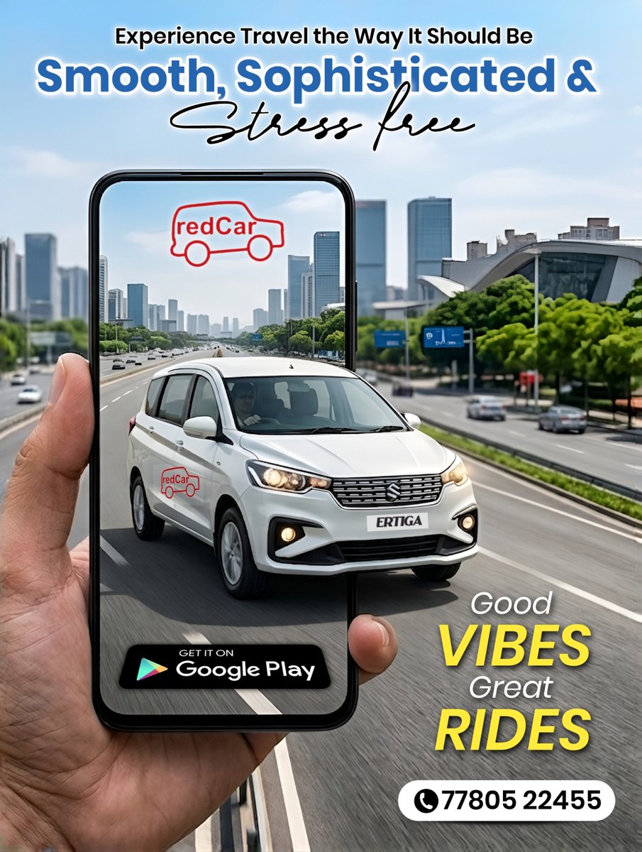 Redcar1978's tweet image. Online Cab Booking App | Quick &amp;amp; Hassle-Free Rides | RedCar

With RedCar, enjoy reliable car rental services, comfortable rides, and hassle-free booking right from your phone.

📞 Call now: 77805 22455

#CarRental #RideService #TravelEasy #AirportTransfer #CabService  #RedCar