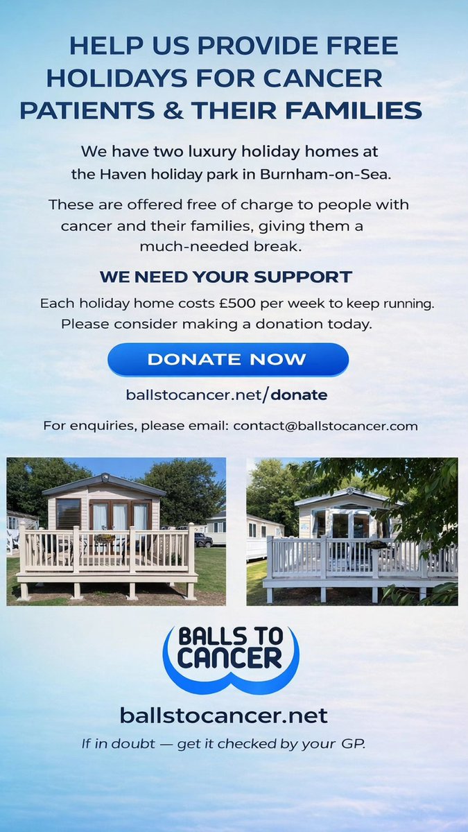 Ballstocancer's tweet image. Its #MakingMemories Monday, our FREE holiday homes for cancer fighters are a vital tool in recovery both during and after treatment. A place for family and friends to relax, make memories and have a little normal family time. To keep these free we need YOUR help to fund them. 🙏