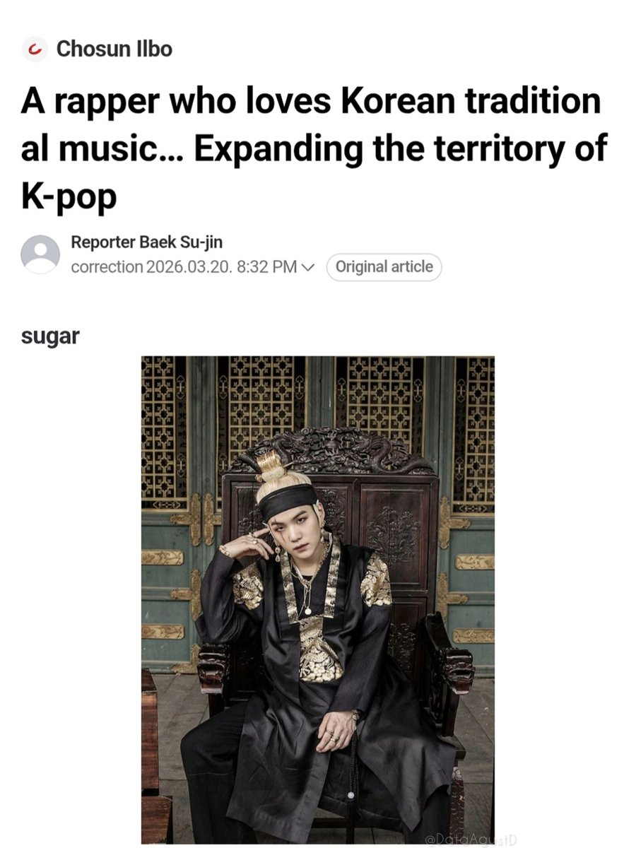 AGUST D CHARTS tweet media