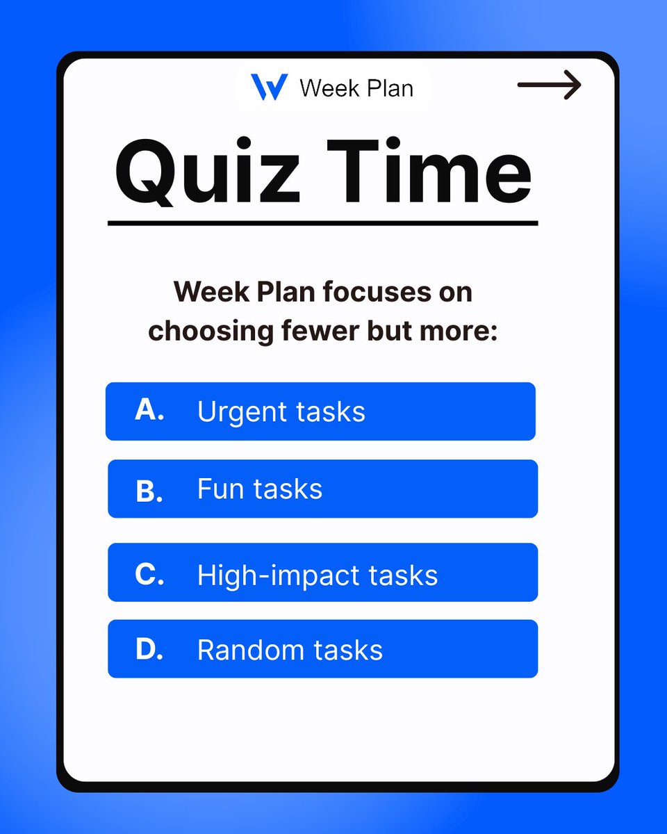 Week Plan (web app) tweet media
