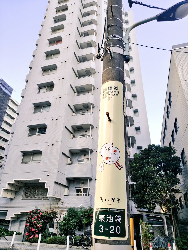 c0101441's tweet photo. エーこんなところにもあるんだ　ちいかわの電信柱 https://t.co/9k0SeI7jV4