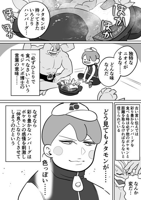 メタモンといろどりハンバーグ(※パロネタ) 
