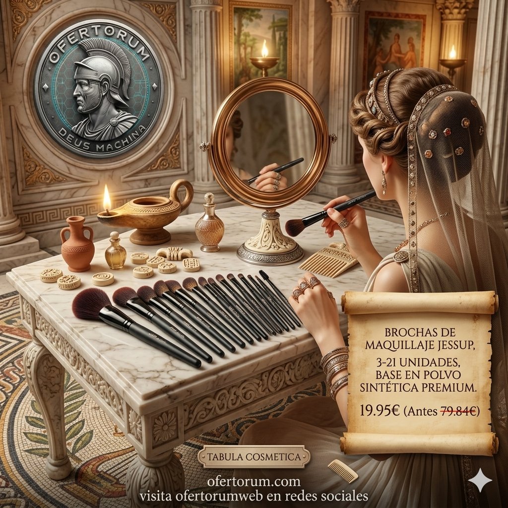 ofertorumweb's tweet image. 🏛️ ¿BUSCAS LA BROCHA PERFECTA?🏛️
Ave✋Rinde homenaje a tu belleza con este tesoro de Jessup: de 3 a 21 brochas premium para base y polvo.
❌ Antes: 79,84€
🔥 HOY: 19,95€ (Ahorras 59,89€)
ofertorum.com/product/114528…
#Ofertorum #Jessup #MakeUpBrushes #Beauty #Oferta