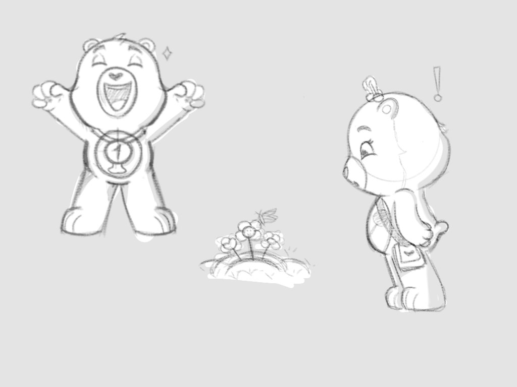 solar_balls0's tweet image. Care bears 2007 💫 #Carebears #Characters #Drawing #Fanart #Bocetos #paperart
