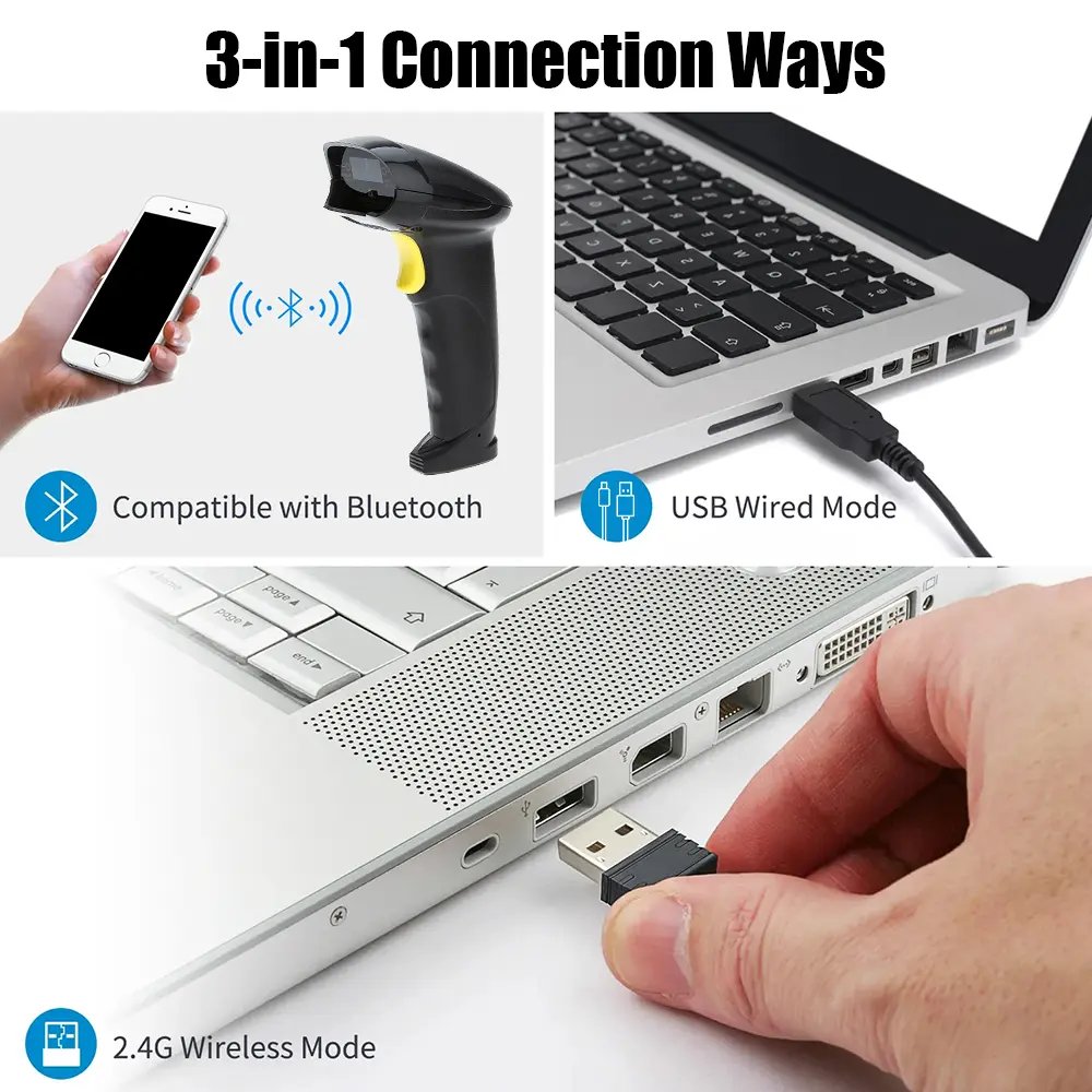 Yuhengda2023's tweet image. YHD-8200DB 3-in-1 barcode scanner with Bluetooth, 2.4G &amp;amp; wired modes. Flexible for retail, warehouse &amp;amp; logistics use.

📩 sales@yhdaa.com

🌐 yhdaa.com

#yhd8200db #barcodescanner #bluetoothscanner #wirelessscanner #poshardware #retailtech #warehouse #logistics