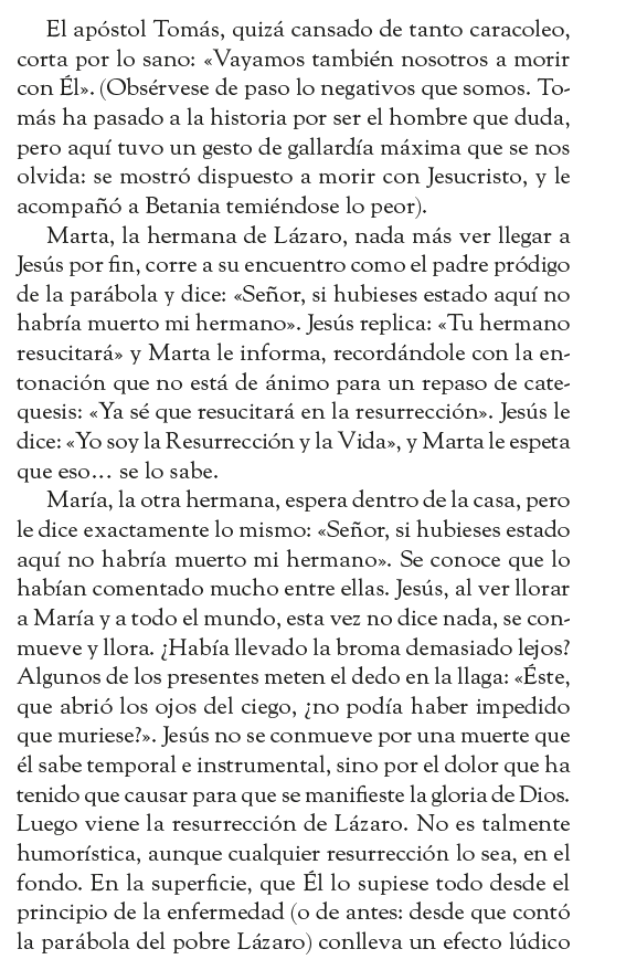 EGMaiquez's tweet photo. @CastRafael2909 @DigresionXII De hecho, en el propio episodio de la resurrección de Lázaro, la alegría y la sonrisa ganan por goleada a esas lágrimas tan hermosas suyas. https://t.co/UZaD6KGQYy