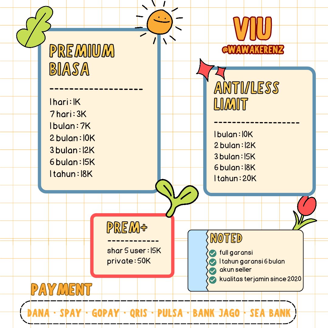 wawaz | netflix disney viu testi 300++ #zonauang tweet media