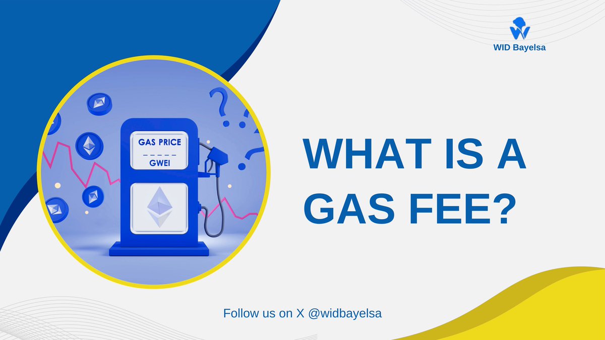 widbayelsa's tweet photo. If you’ve ever sent crypto on Ethereum (or any blockchain), you’ve probably seen something called a gas fee… and thought,

“Wait… why am I paying extra?”

Yeah, it can feel confusing at first. But it’s actually way simpler than it looks 👇 https://t.co/O7kBErRMIt