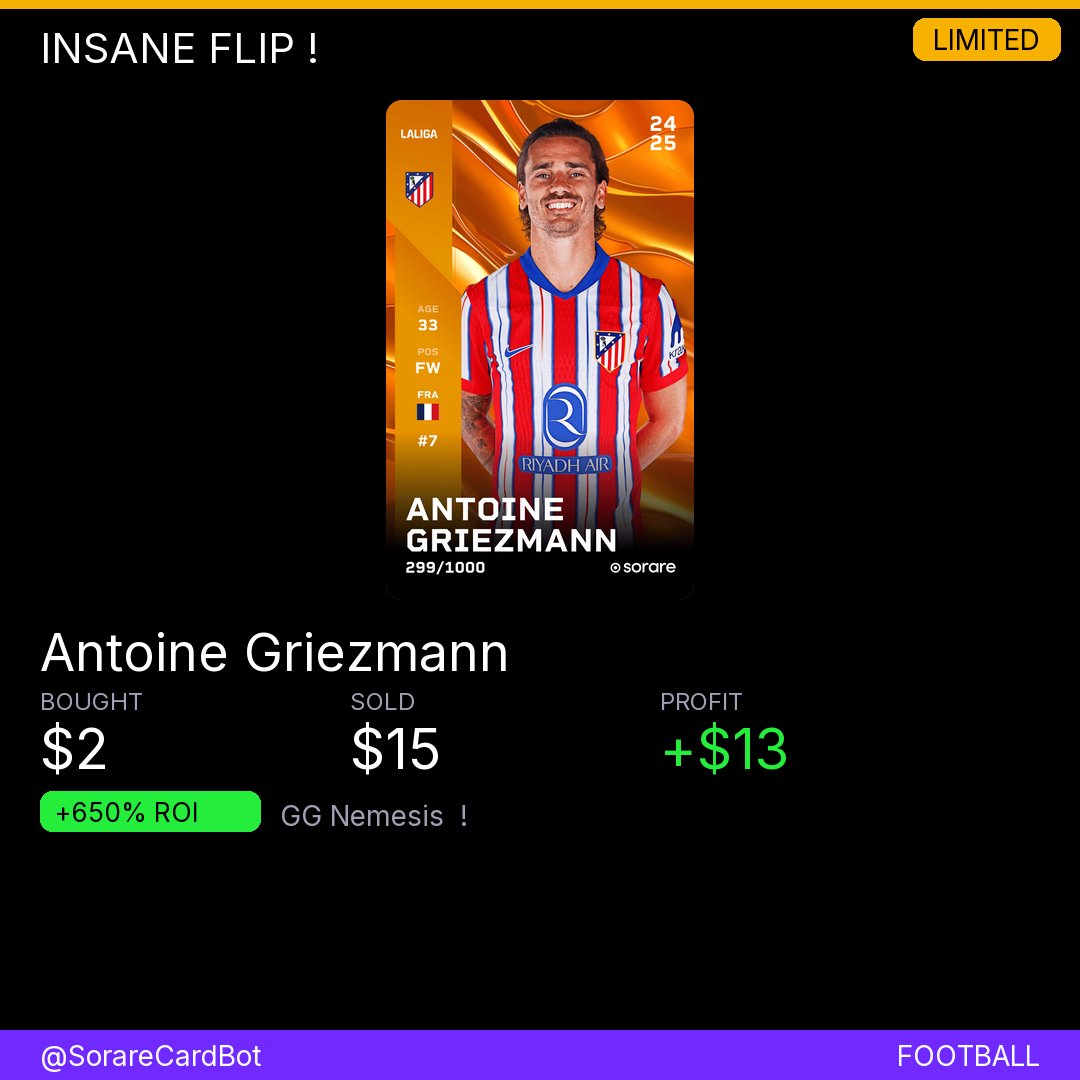 Sorare Alerts tweet media