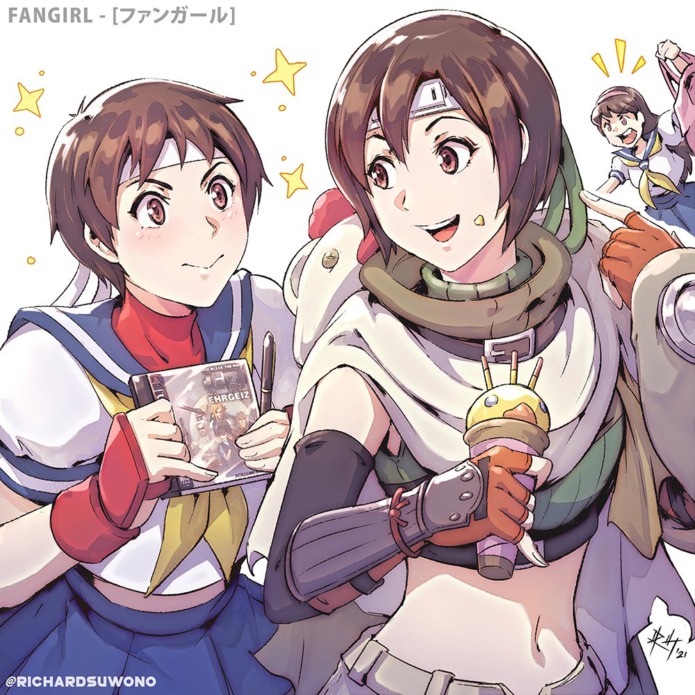 Fangirl - [ファンガール]
サインしてください!

Sakura looks so Happy to see Yuffie!

enjoy~