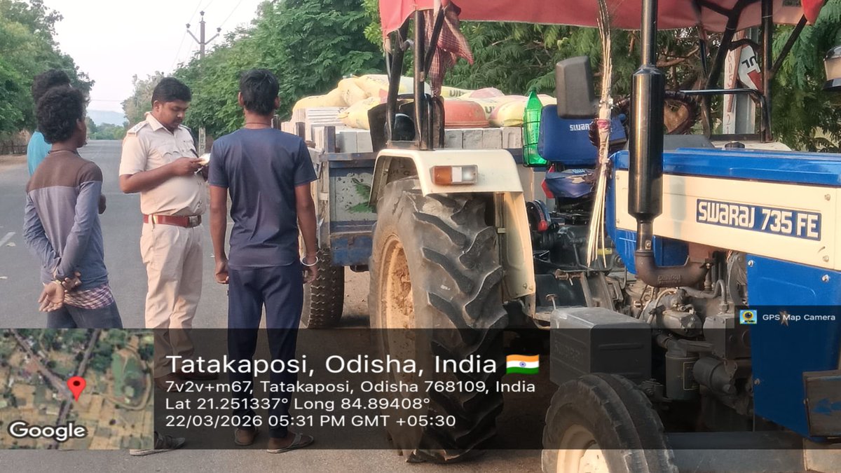 Enforcement activity conducted at Chhuriabahal, Tatkaposi Chhak on dt.22.03.2026.