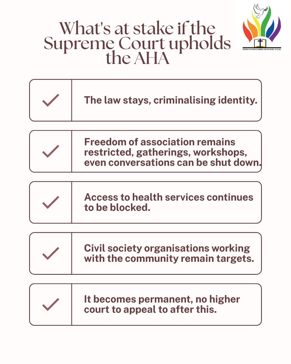 Universal Coalition of Affirming Africans Uganda tweet media