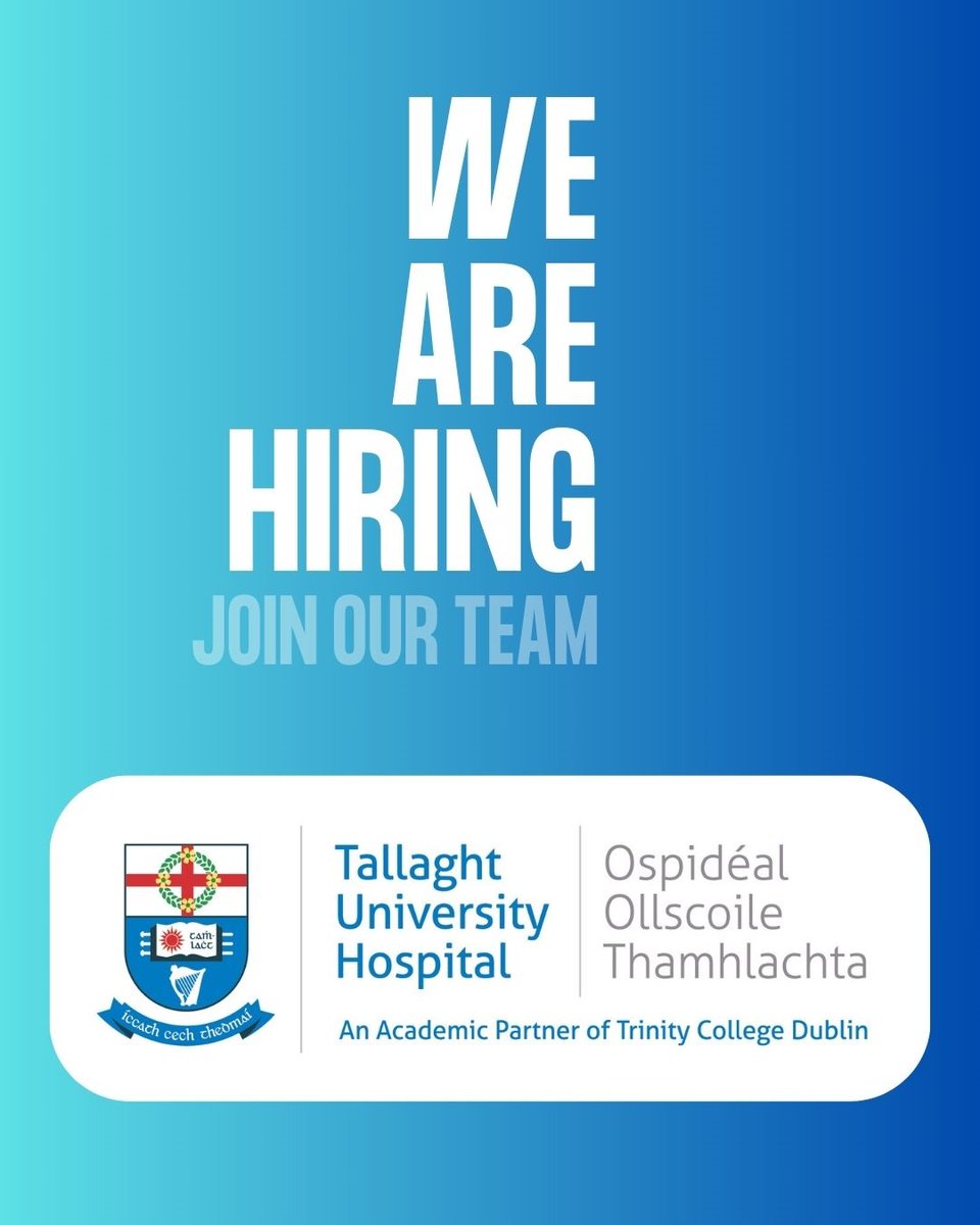 TUH_Tallaght's tweet photo. We are recruiting a Deputy CEO at TUH.

We are looking for a leader ready to shape the future of healthcare in our region.

 Apply here: https://t.co/26VxFkAVVT https://t.co/X1zDHzGroA