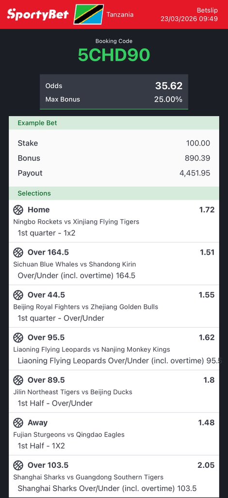 Kila Team nimeweka option yake 😂😂
Em acha tuone itakuaje🔥🔥🏀
CHINESE🏀🔥🔥
4 Codes zinakuja Soon tu🔥🔥🙏🏻🤝