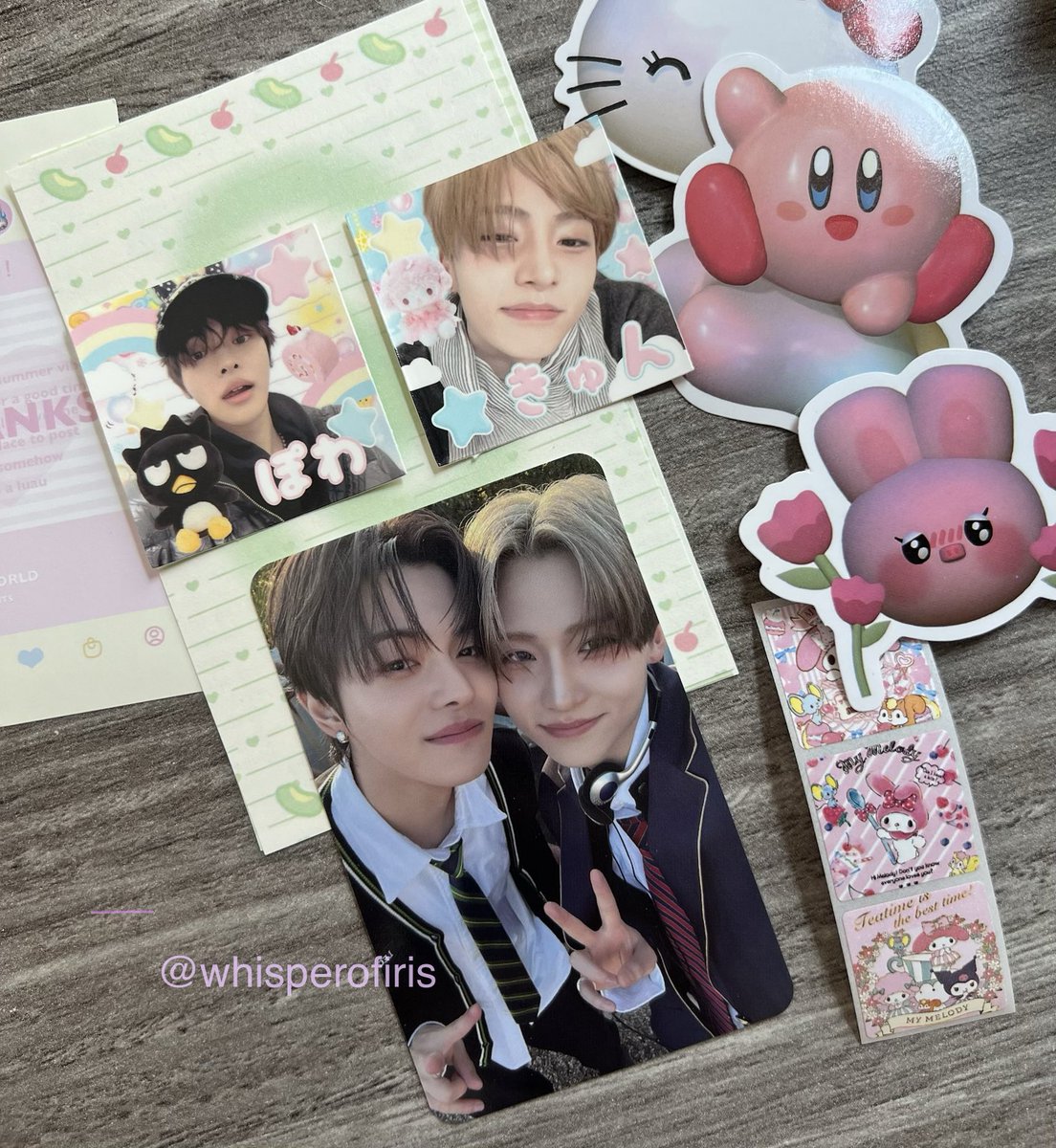 whisperofiris's tweet photo. ได้รับของแล้วคั้บ น่ารักม้ากกกก 🫶🏻💝✨
ขอบคุณสำหรับของแถมนะคะ ♡
#sendfrommel https://t.co/oP8tE8TUjD