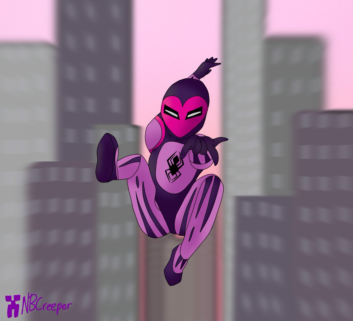 NbCreeper's tweet image. Spidersona Arachnid! They make me wonder if there's a Canon non-binary spiderperson... then again with multiverse rules there is now!

#spidersona #acrossthespiderverse #selfinsert #spiderman #spidermanacrossthespiderverse #spidersonaart