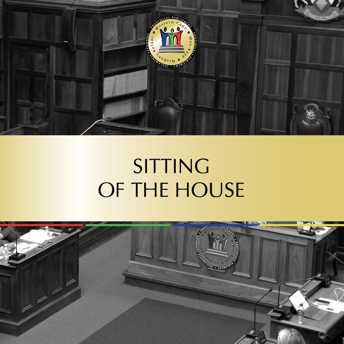 WCProvParl's tweet photo. 🚨 The morning session of a sitting of the House will take place at 10:00 today, where various budget votes in the schedule to the Western Cape Appropriation Bill 2026 will be debated. For more information: https://t.co/DZVvlsh0jb #ParlProg #BudgetVotes https://t.co/GDFLRFIyIE