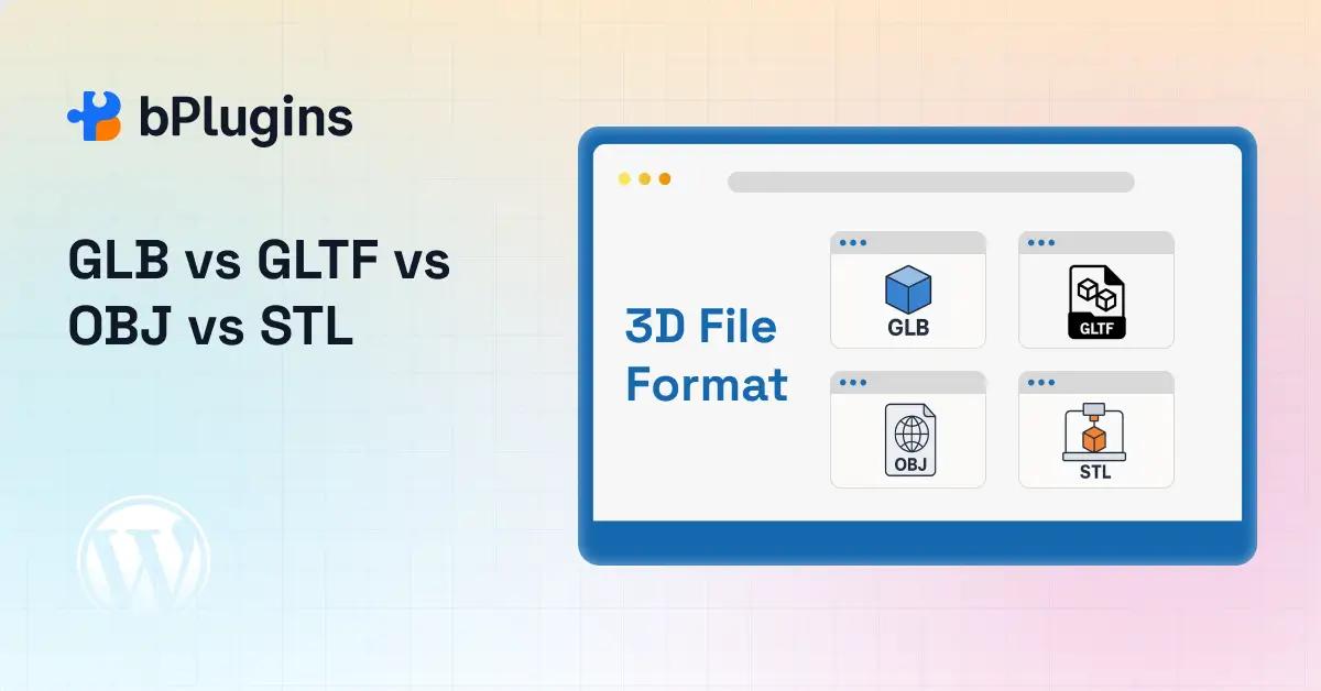 b_plugins's tweet image. Slow 3D models on your WordPress site? You might be using the wrong file format.

Not all formats are web-friendly. Some load instantly. Others kill your page speed.

Full breakdown here: rfr.bz/te3e8c4

#3DModels #3DViewer