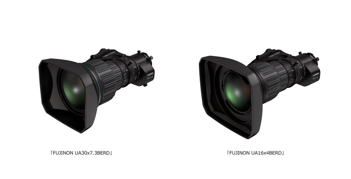 FujifilmJP_PR's tweet photo. 🎉4K対応放送用ズームレンズとして、7.3～219mmをカバーしクラス最高の30倍ズームを実現した「FUJINON UA30x7.3BERD」と、4～64mmをカバーしクラス最高の16倍ズームを両立した「FUJINON UA16x4BERD」を開発！決定的瞬間の撮影をサポートします👉https://t.co/Z7OHjF9C8W
#放送用ズームレンズ #Fujifilm https://t.co/GBMBisEy46