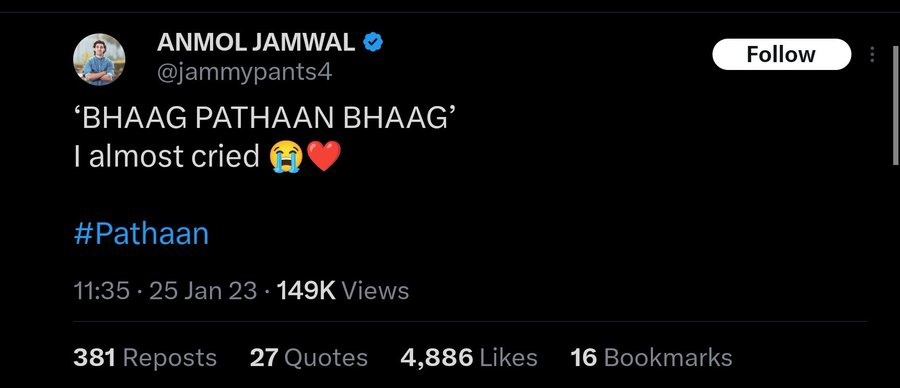 sushant29xii's tweet photo. @jammypants4 Kuchh bhi kaho but Dhurandhar 2 mei ye wali baat nahi hai - https://t.co/74ns3VrjT3