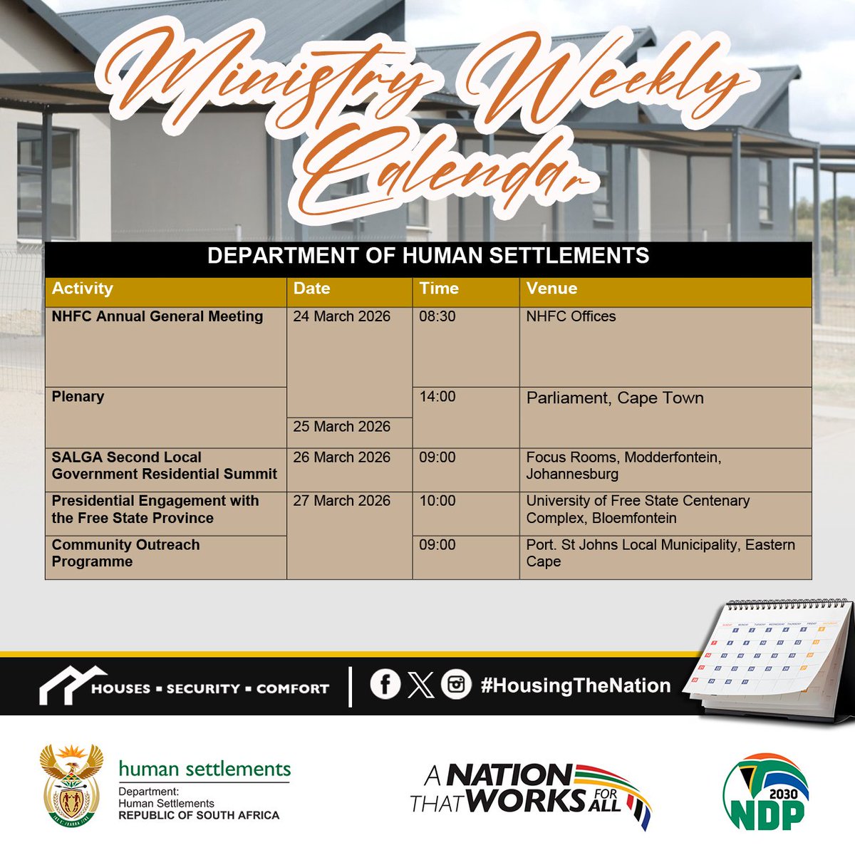 Department of Human Settlements tweet media