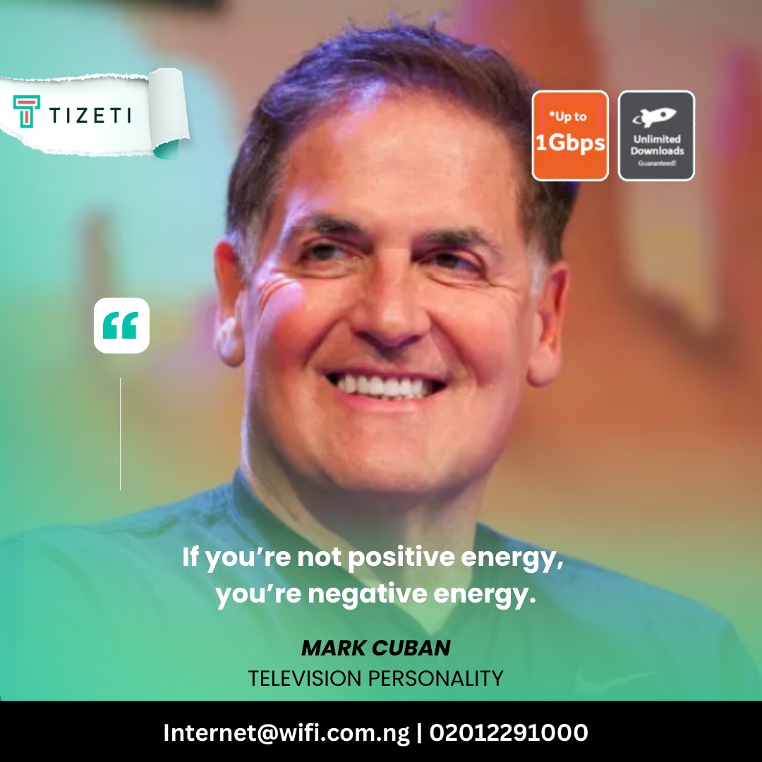 tizeti's tweet photo. Success starts with the right mindset—and the right connection. Power your business, meetings, and growth with Tizeti’s reliable unlimited broadband. Stay focused, productive, and connected.

📞 02012291000 | 📧 internet@wifi.com.ng https://t.co/MOoZZAy8Oo