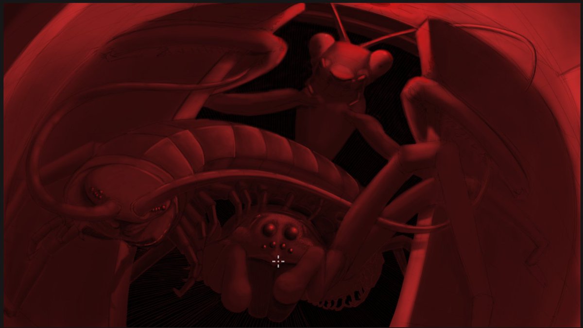 durvius's tweet photo. Painting done as part of a drawjam on magam for discord's Frogs vs Bugs event finale. This was done about two weeks ago. 
#art #digitalart #painting https://t.co/CcJ2xRmb69