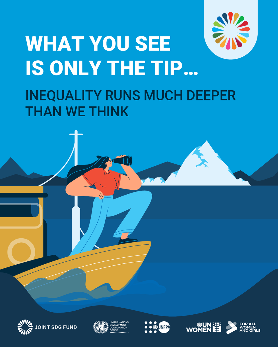 unwomeneca's tweet photo. Inequality goes deeper than what we see — #GenderData helps reveal it🔍
Through the @JointSDGFund #EmpoweringEquality programme, we’re powering better gender statistics #ForAllWomenAndGirls✨
❗️Invest in gender data.
Change starts with evidence.
@unfpaeecaro @un_sdg https://t.co/e2ir3GEOwP