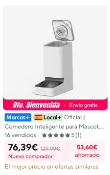 MrIsmaelableYT's tweet photo. En AliExpress, cuesta solo 76,39 €, 32,05 € menos que en Amazon.

Encuentra las mejores ofertas de marcas reconocidas en AliExpress ➡️SuperOfertas ➡️Ofertas Flash de Supermarcas. Unidades limitadas disponibles del 16 al 25 de marzo. https://t.co/ToZWEnpk6L