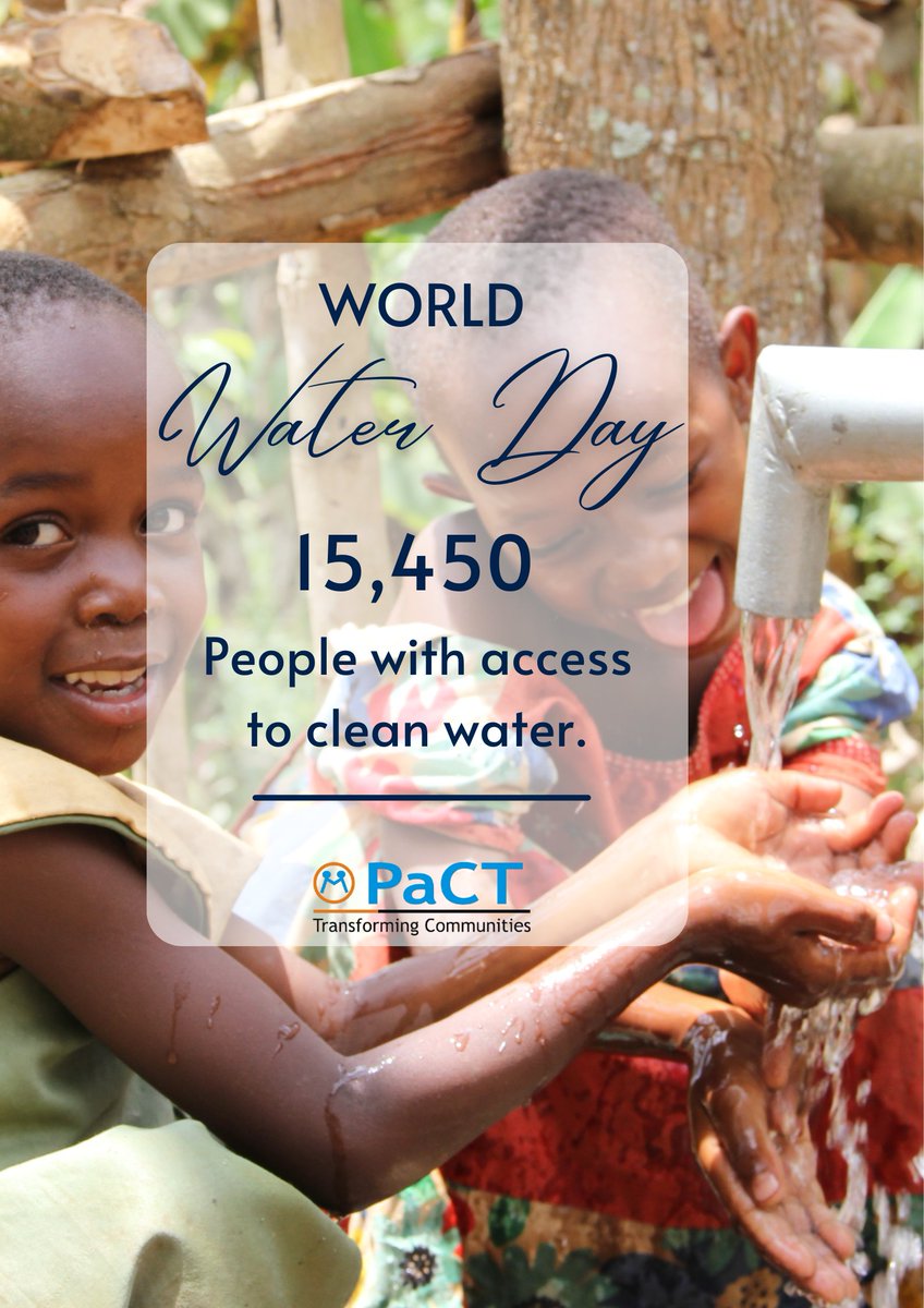 PaCT_UG's tweet photo. "Where water flows, equality grows" focusing on water and gender equality. It's all about recognizing water and sanitation as human rights and key drivers of gender equality.
Join the movement:
https://t.co/QmlClouOkl
Let's ensure everyone has access to clean water! https://t.co/IqNXG5BVTk