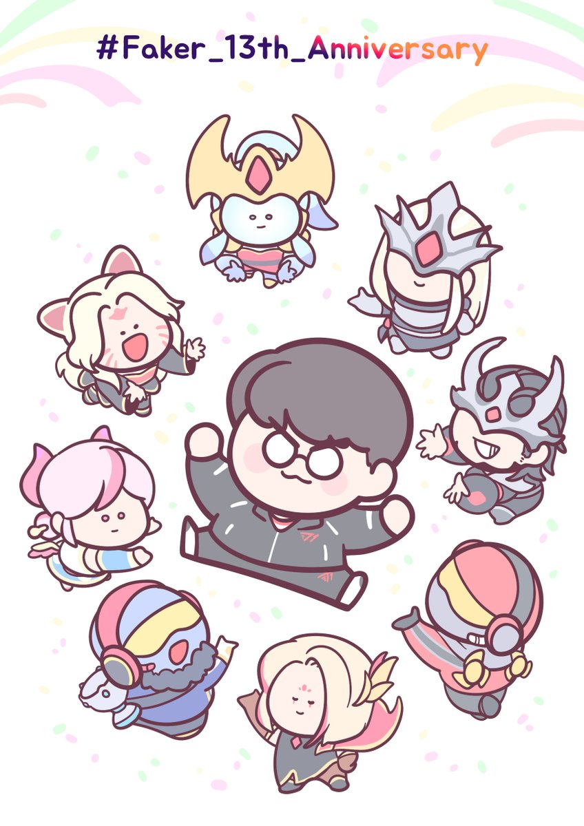pao911121's tweet photo. 페이커 선수의 데뷔 13주년을 진심으로 축하드립니다!!!!@@
#Faker https://t.co/FfAtXkSn1o